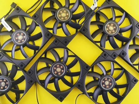 Jungle Leopard AF400S Digital 100MM Fan Black