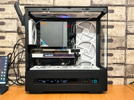 YGT V300 Cube mATX TG Case White